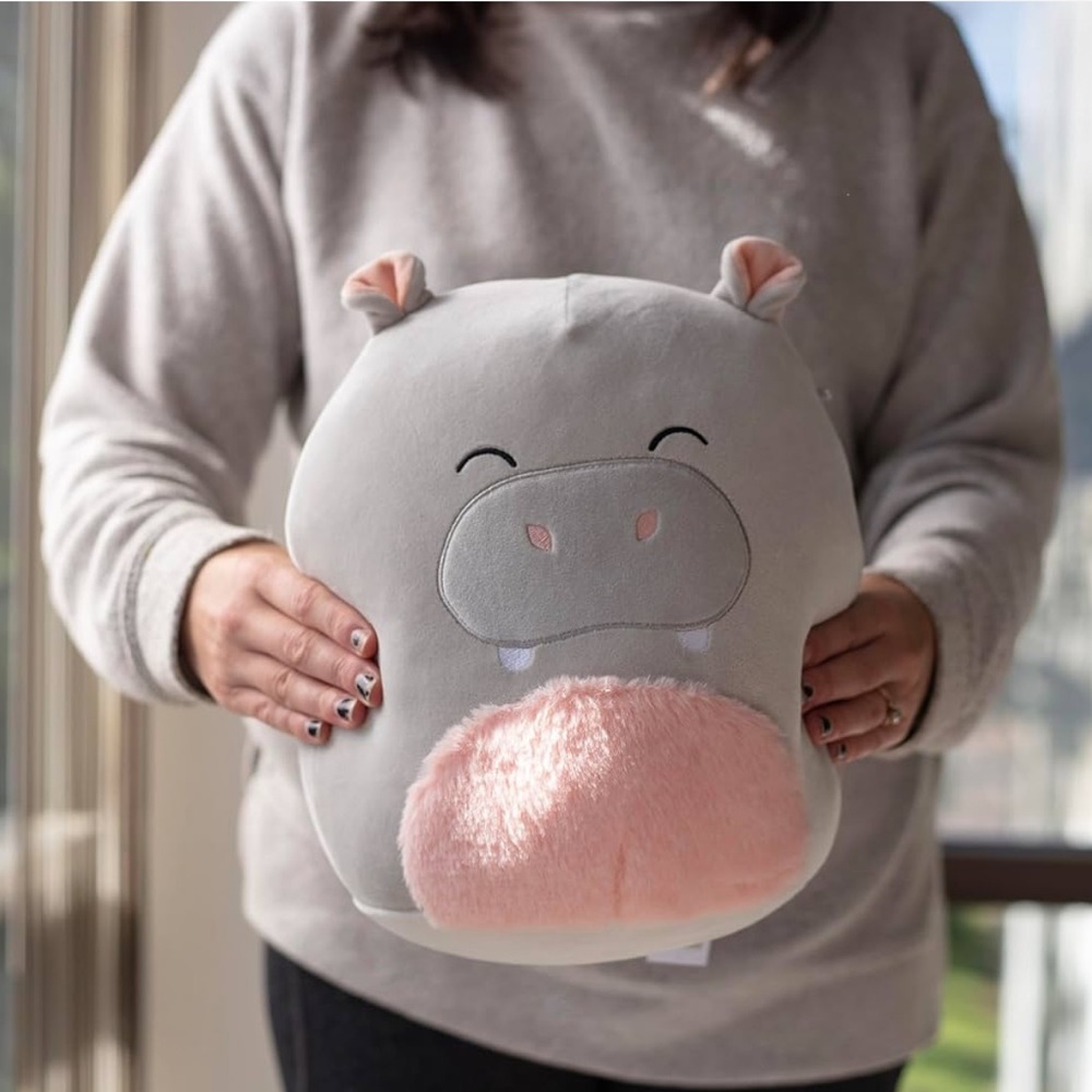 NEW! Two Squishmallows 10" Hannah & Harrison The Hippos 2-Pack Plush Collectible - Picture 6 of 12